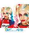 Perruque Harley quinn blonde, rose, bleu