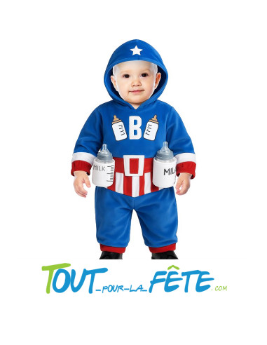 Déguisement capitaine milk bébé 18/24 mois