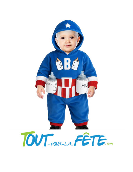 Déguisement capitaine milk bébé 18/24 mois