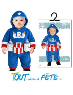 Déguisement capitaine milk bébé 18/24 mois 2