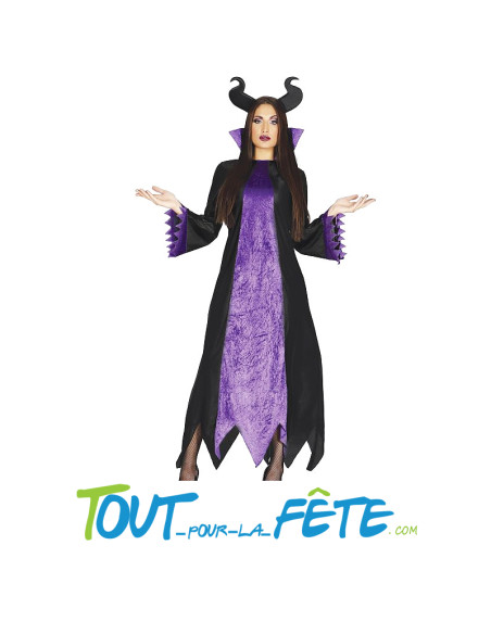 Déguisement de maléfique taille adulte femme