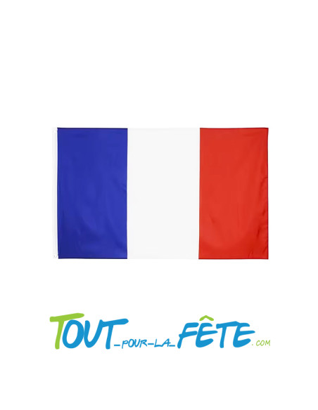 Drapeau polyester France 60x90 cm avec oeillets