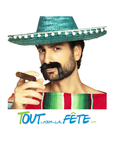 Moustache Mexicain autocollante