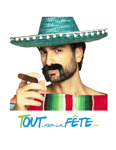 Moustache Mexicain autocollante