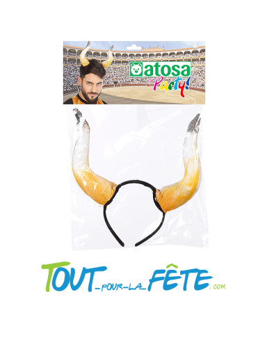 Serre tête cornes de taureau