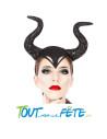 Serre tête corne noir Maléfique