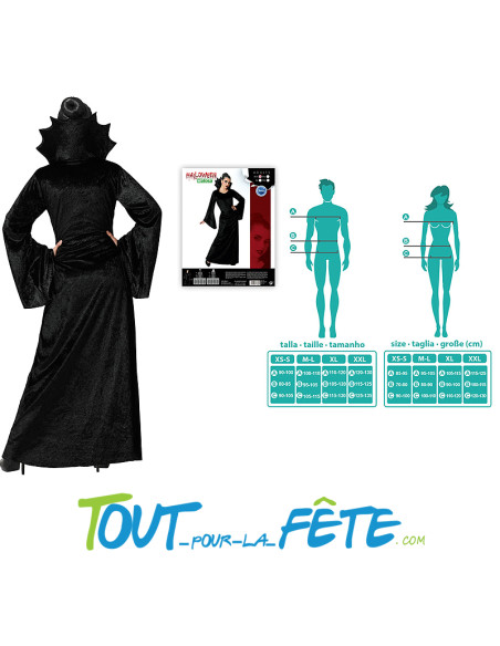 Déguisement vampire / araignée femme adulte