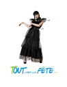 Déguisement de Mercredi Addams robe de bal taille adulte