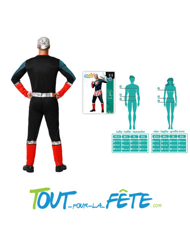 Déguisement héros comics americain adulte