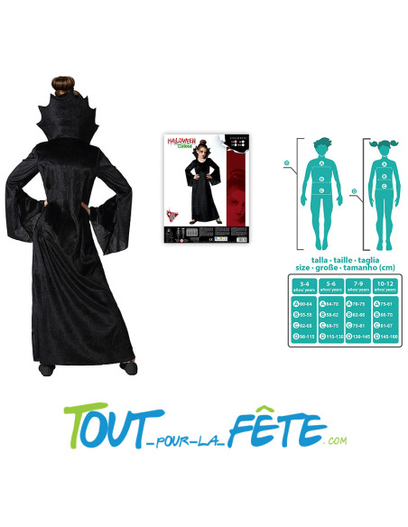 Déguisement fille araignée taille enfant