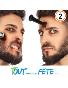 Effet boulon planté avec colle adhésif