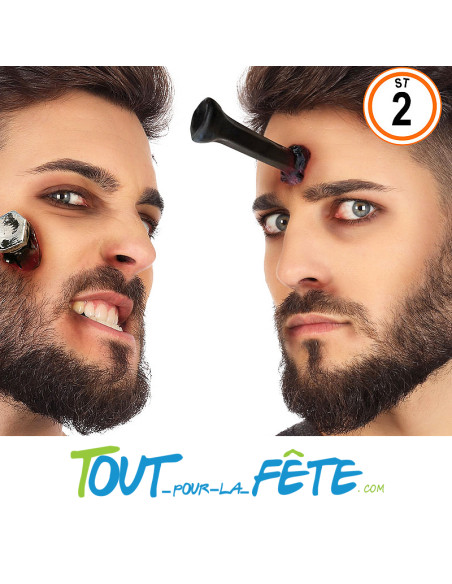 Effet boulon planté avec colle adhésif