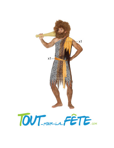 Déguisement d'Homme des cavernes adulte taille...