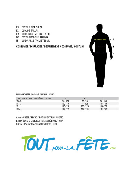 Costume footballeur américain chemise et pantalon court