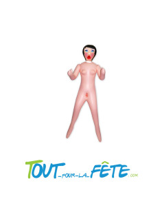 Poupée gonflable femme 1.60m Gadget sexy humoristique 2