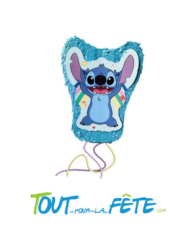 Pinata Stitch 27 x 35 cm produit Disney original sous licence