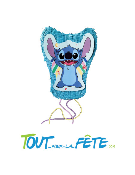 Pinata Stitch 27 x 35 cm produit Disney original sous licence
