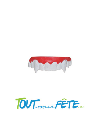 Dentier de vampire assoiffé de sang Halloween...