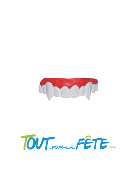 Dentier de vampire assoiffé de sang Halloween ou de fête déguisée