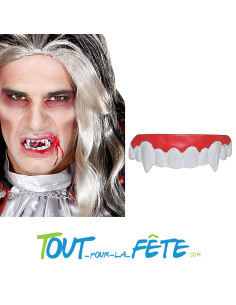 Dentier de vampire assoiffé de sang Halloween ou de fête... 2