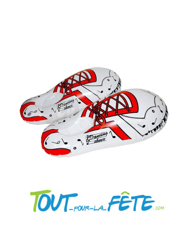 Paire de Chaussures Gonflables 55 cm gags costume de Clown