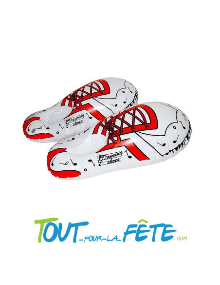 Paire de Chaussures Gonflables 55 cm gags costume de Clown