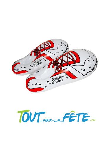 Paire de Chaussures Gonflables 55 cm gags costume de Clown