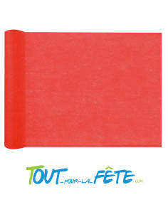 Chemin de table en intissé de couleur uni 10 mètres 30 cm 2