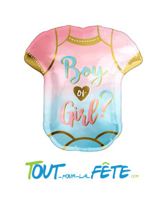 Ballon aluminium Body 60cm décoration pour votre Baby Shower