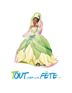 Ballon aluminium La princesse et la grenouille© 68cm x 81cm