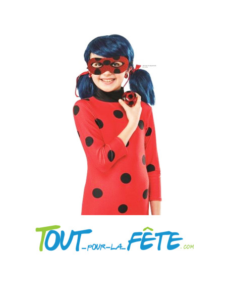 Kit d'accessoires Miraculous LadyBug ( loup - yo-yo - boucles d'oreilles )