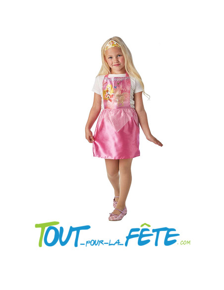 Déguisement de la princesse Aurore rose ( robe + tiare ) 3 - 6 ans