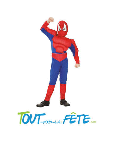 Déguisement Spider-man musclé taille enfant