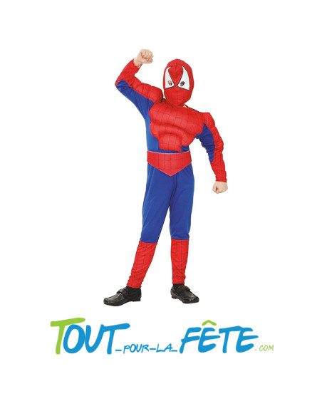 Déguisement Spider-man musclé taille enfant