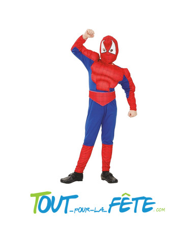 Déguisement Spider-man musclé taille enfant