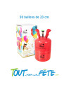 Bouteille d'hélium jetable 0.42 m3 Gonflez jusqu'à 50 ballons