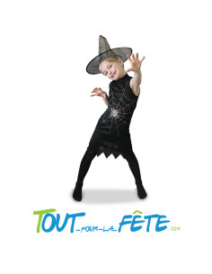 Déguisement de sorcière ( robe sans manche avec chapeau )... 2