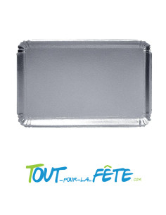 Plateau argent / or traiteur en carton haute rigidité  28x42 cm 2