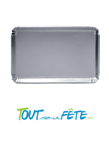 Plateau argent / or traiteur en carton haute rigidité  28x42 cm