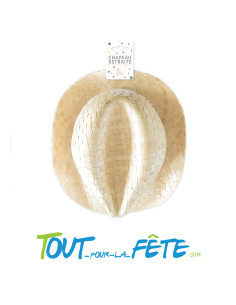 Chapeau en paille "Enfin la retraite" départ à la retraite de manière originale 2