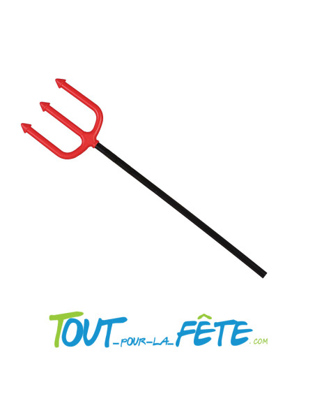 Trident de diable 51cm, carnaval, anniversaire, halloween, démon, diable
