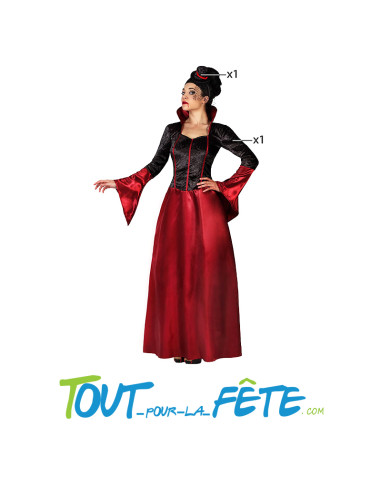 Déguisement vampiresse femme taille adulte...