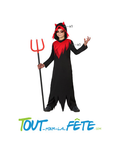 Costume diable taille enfant costume de démon...