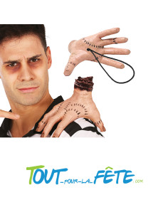 Main morte La chose Mercredi Addams avec élastique