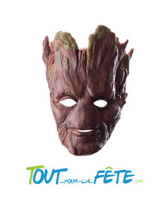 Masque en latex intégral de Groot les gardiens de la galaxy sous licence officielle taille adulte