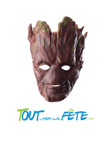 Masque en latex intégral de Groot les gardiens de la galaxy sous licence officielle taille adulte
