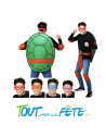 Kit d'accessoires de déguisement de tortue ninja ( 4 en 1 ) taille adulte sous licence officielle