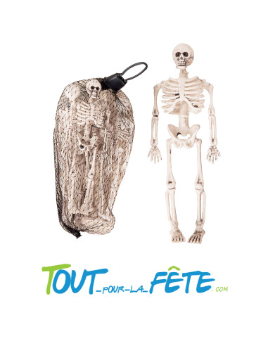Lot de 6 mini squelettes 24 cm complétez votre décoration Halloween
