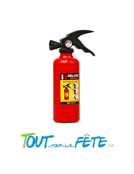 Accessoire de déguisement extincteur lance eau de taille 18cm x 6cm