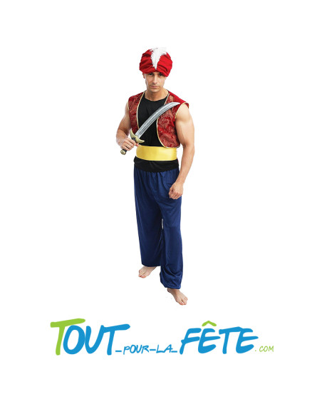 Déguisement prince oriental - arabe Aladdin taille adulte pour homme